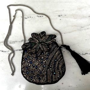 Zara Beaded Pineapple Purse